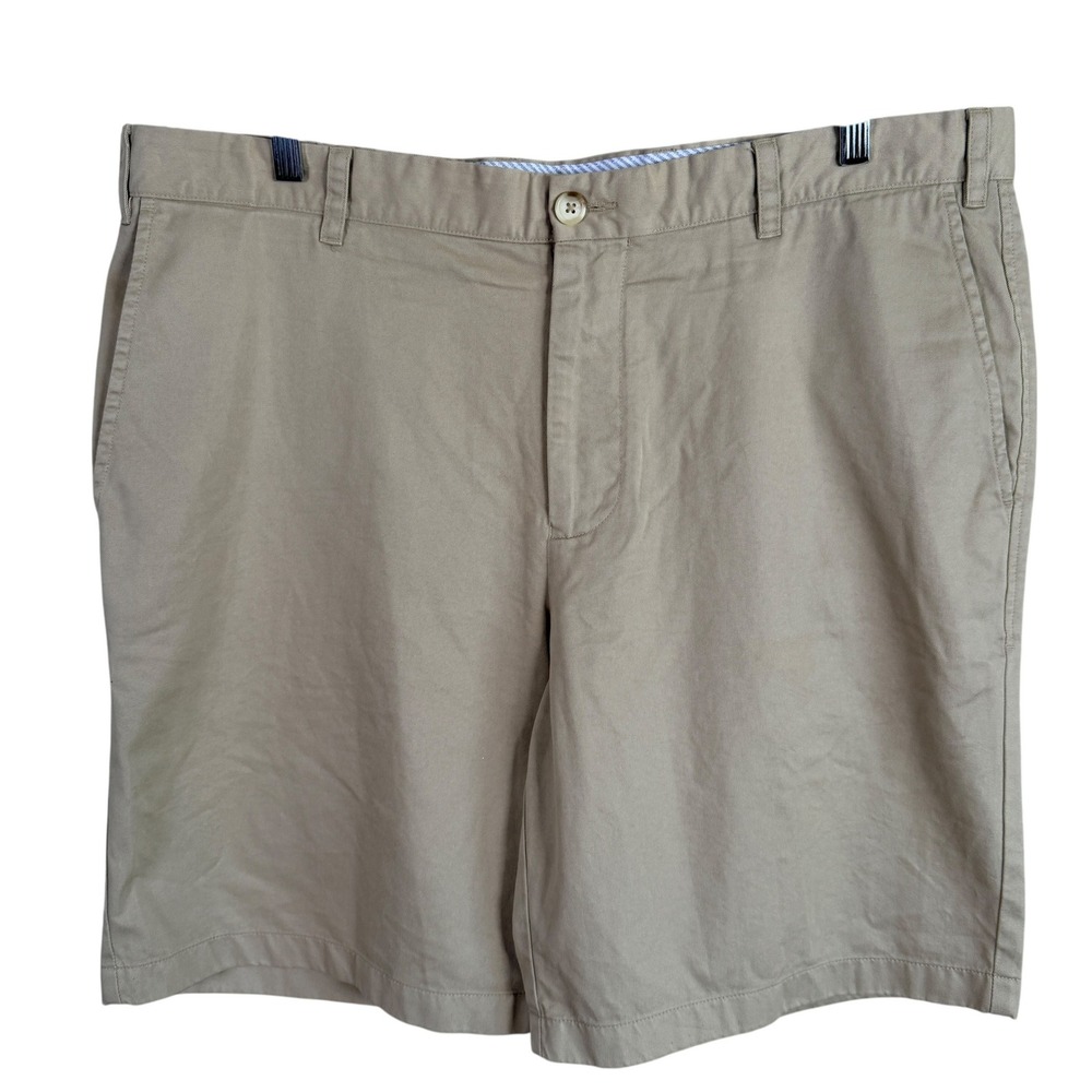 Southern Tide Skipjack Chino Shorts Mens‎ 40 Beige Stretch Flat Front read